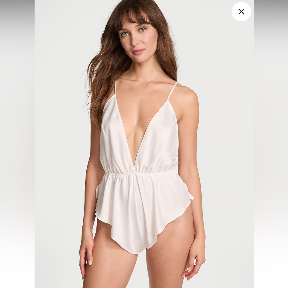 Victoria's Secret Satin Flutter Romper